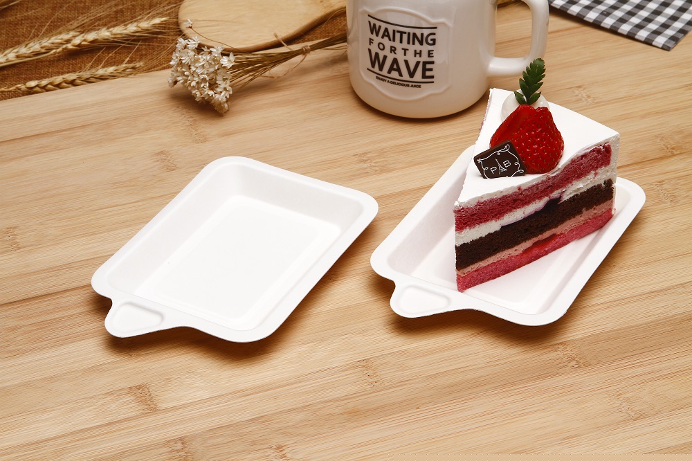 Rectangular cake plate